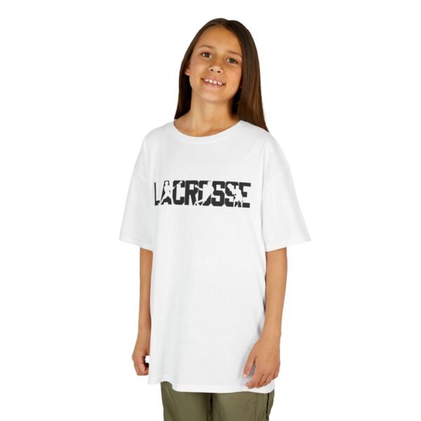 Kids Lacrosse Font tee