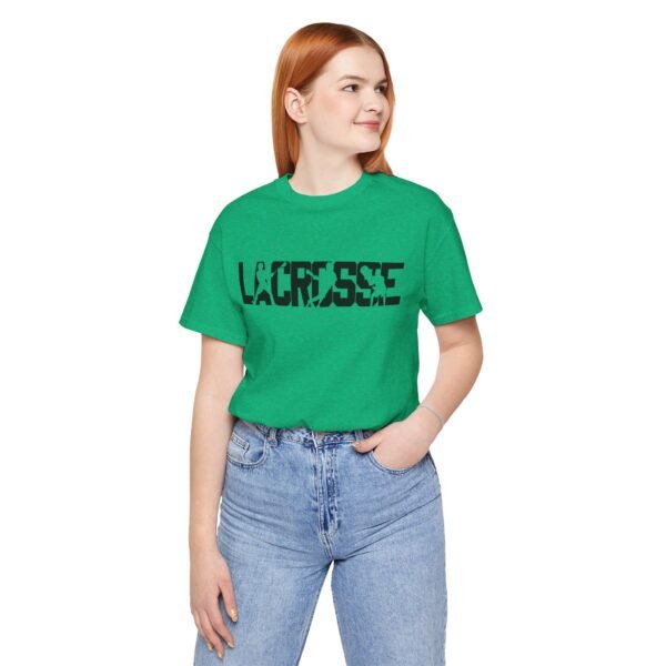 LACROSSE font tee