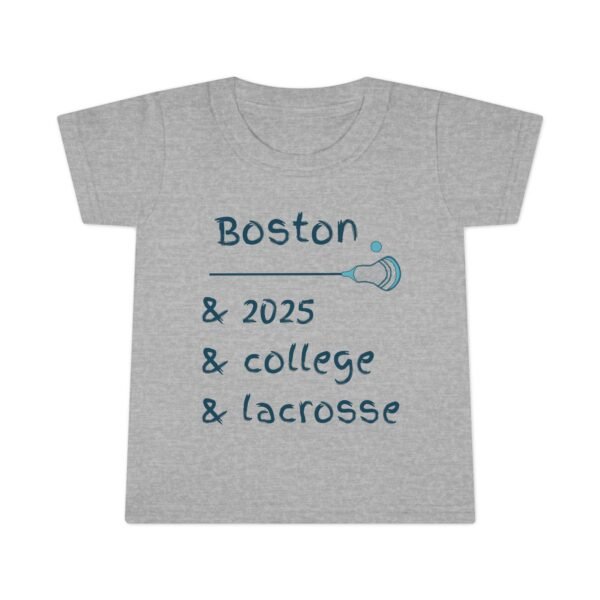Toddler finger paint tee| college Lacrosse championships | Boston 2025