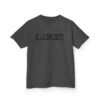 Kids Lacrosse Font tee