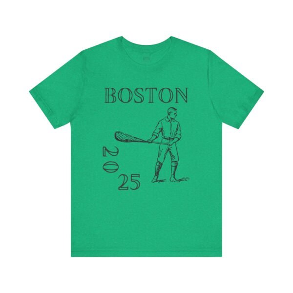 Vintage-style Lax Player tee | college lacrosse championships | 2025 Boston
