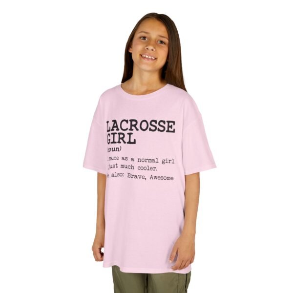 Kids Lacrosse Girl Noun tee