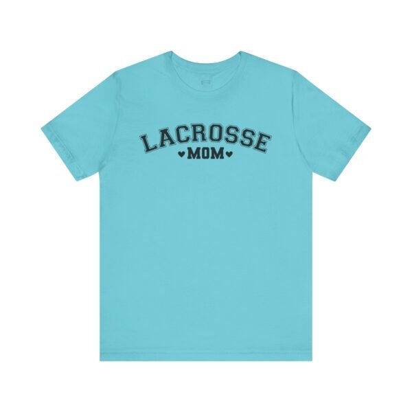 Lacrosse Mom tee | Varsity font