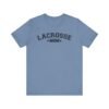 Lacrosse Mom tee | Varsity font