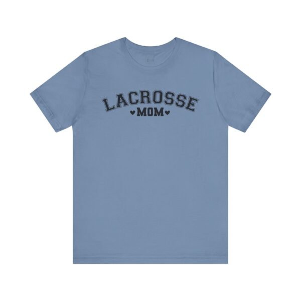 Lacrosse Mom tee | Varsity font