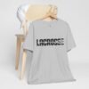 Lacrosse stick thru letters tee