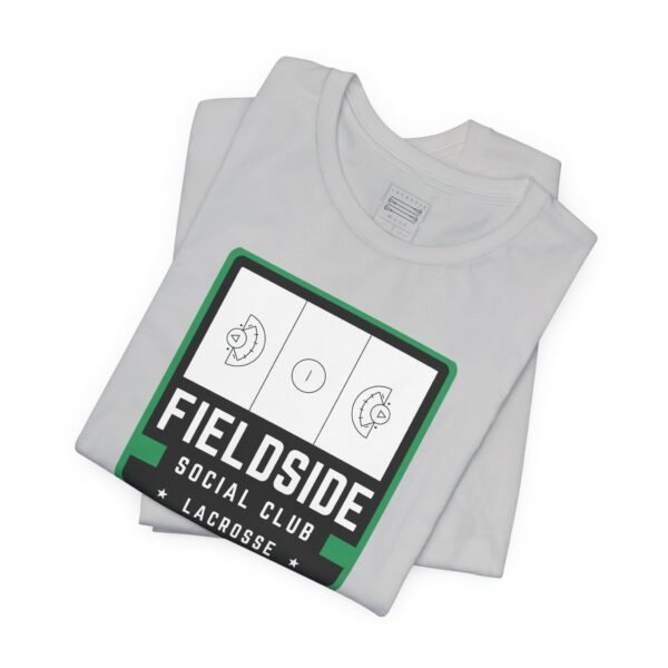 Black&Green Fieldside Social Club lacrosse field tee