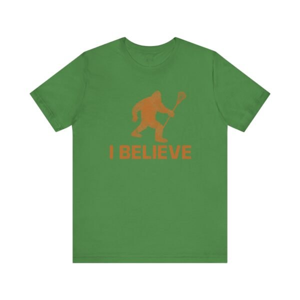 "I Believe" Bigfoot lacrosse bro tee