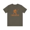 "I Believe" Bigfoot lacrosse bro tee