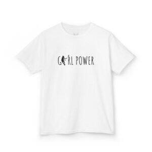 Kids **Girl Power ** lacrosse tee