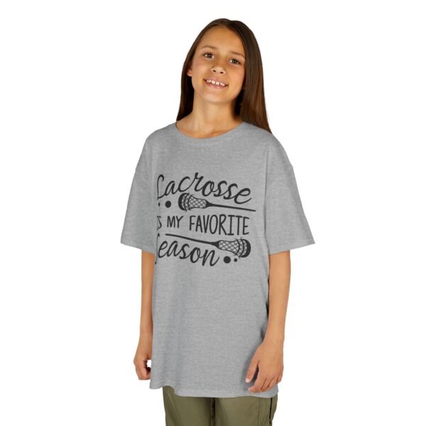 Kids "Lacrosse is My Favorite Season" tee