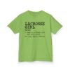 Kids Lacrosse Girl Noun tee