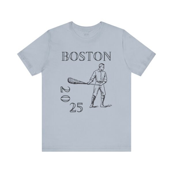 Vintage-style Lax Player tee | college lacrosse championships | 2025 Boston