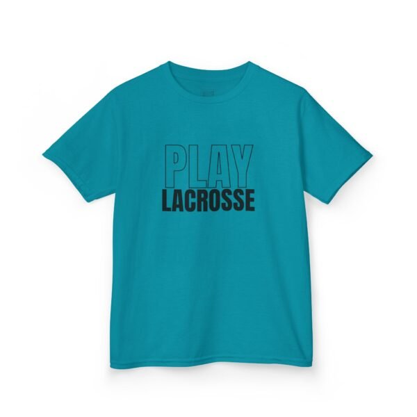 Kids "Play Lacrosse" tee | Double-sided design