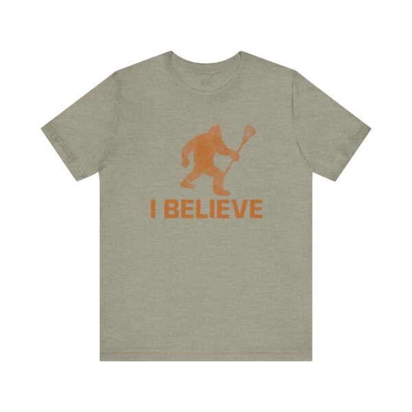 "I Believe" Bigfoot lacrosse bro tee