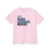 16150534330395211359_2048.jpeg Kids "Eat.Sleep.Lacrosse.Repeat" tee | Blue
