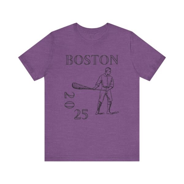 Vintage-style Lax Player tee | college lacrosse championships | 2025 Boston