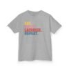 16296877503429476158_2048.jpeg Kids "Eat.Sleep.Lacrosse.Repeat" tee | Yellow/pink