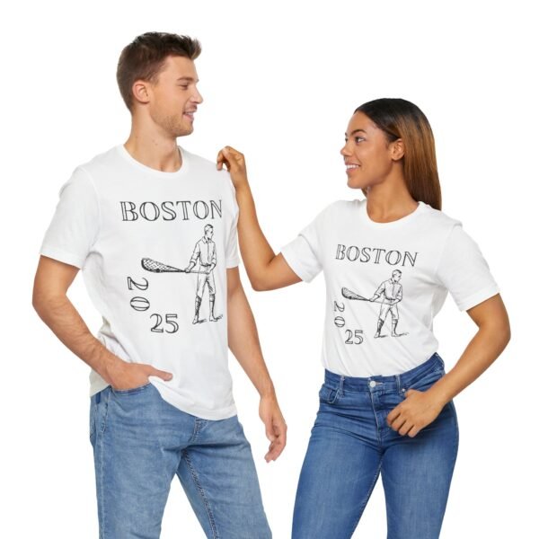 Vintage-style Lax Player tee | college lacrosse championships | 2025 Boston