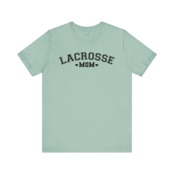 Lacrosse Mom tee | Varsity font