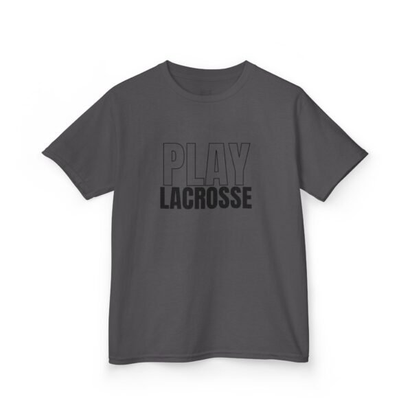 Kids "Play Lacrosse" tee | Double-sided design