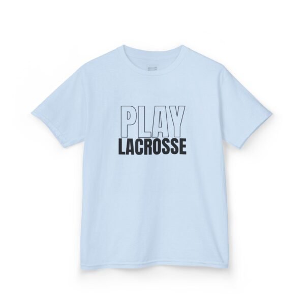 Kids "Play Lacrosse" tee | Double-sided design