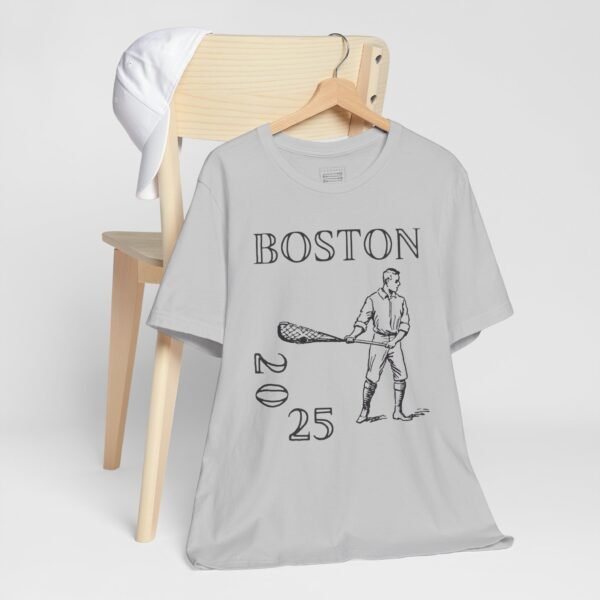 Vintage-style Lax Player tee | college lacrosse championships | 2025 Boston