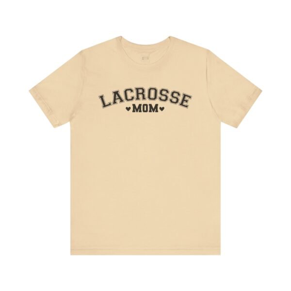 Lacrosse Mom tee | Varsity font