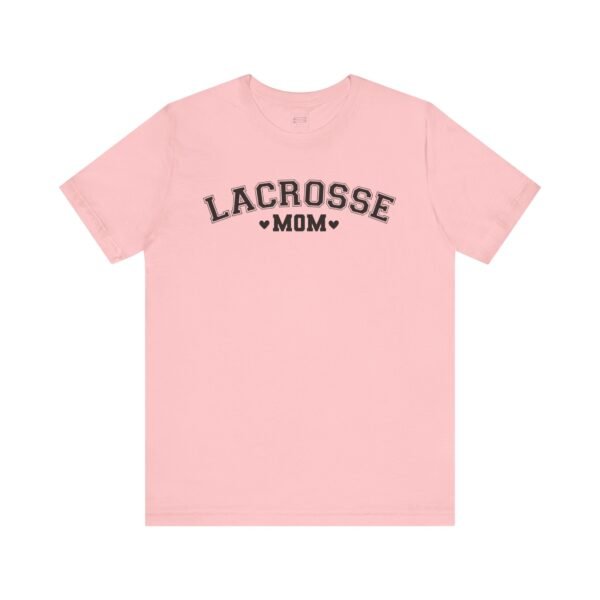 Lacrosse Mom tee | Varsity font