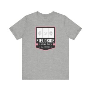 Black&Pink Fieldside Social Club Badge tee