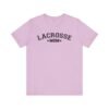 Lacrosse Mom tee | Varsity font