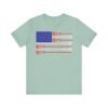 American Flag Lacrosse Sticks tee