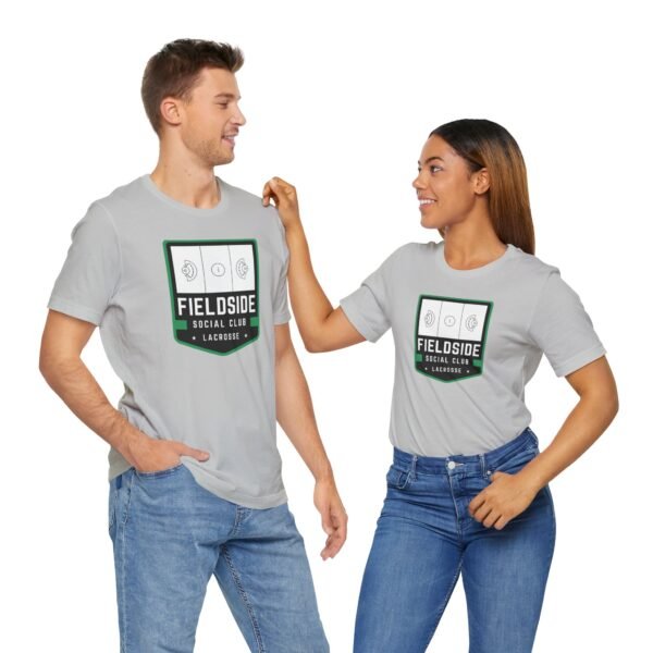 Black&Green Fieldside Social Club lacrosse field tee