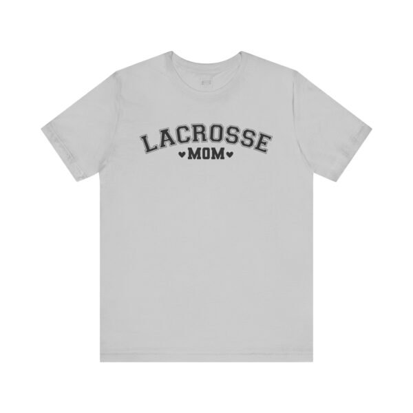 Lacrosse Mom tee | Varsity font