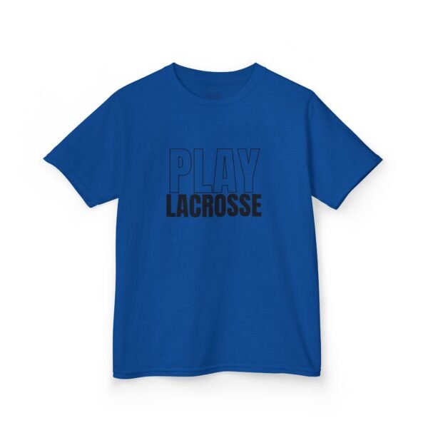 Kids "Play Lacrosse" tee | Double-sided design