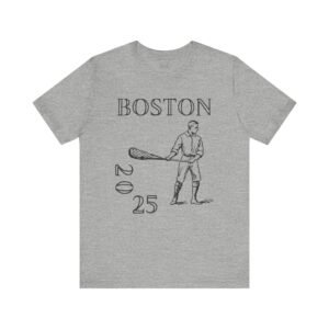 Vintage-style Lax Player tee | college lacrosse championships | 2025 Boston