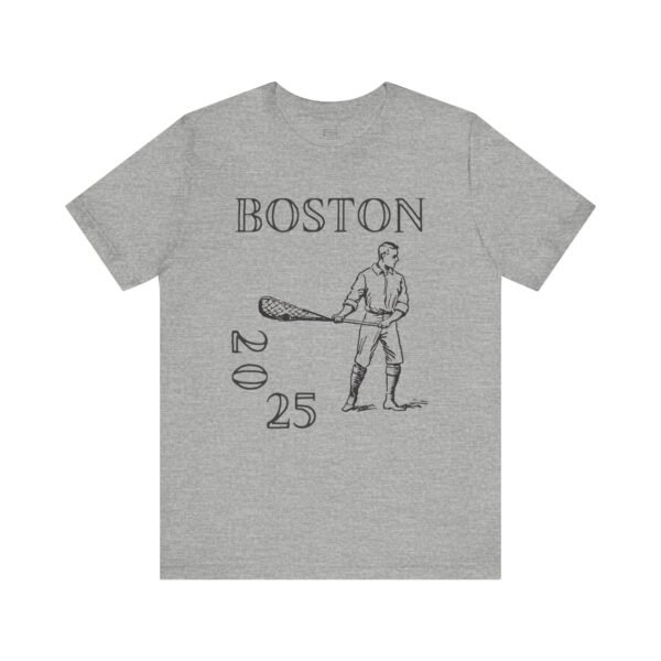 Vintage-style Lax Player tee | college lacrosse championships | 2025 Boston