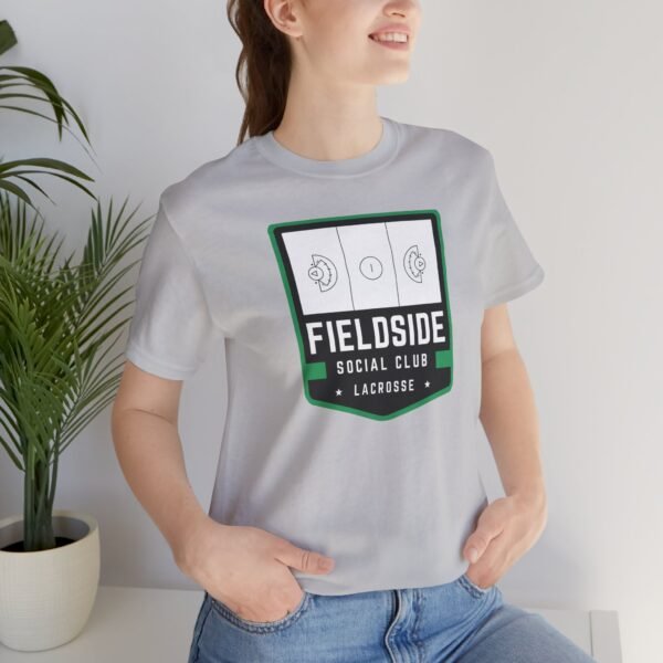 Black&Green Fieldside Social Club lacrosse field tee
