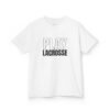 Kids "Play Lacrosse" tee | Double-sided design