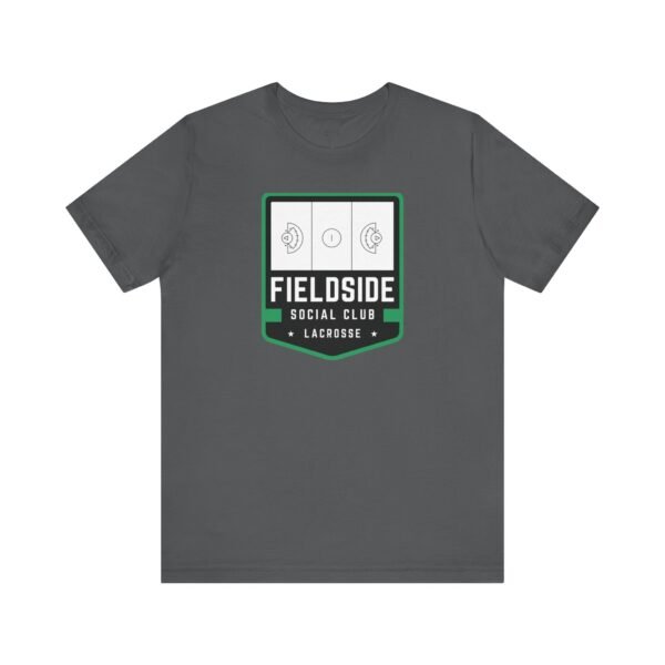 Black&Green Fieldside Social Club lacrosse field tee