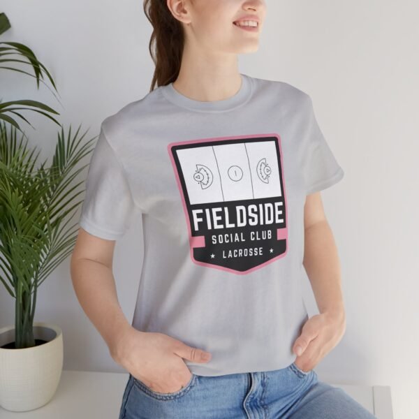 Black&Pink Fieldside Social Club Badge tee
