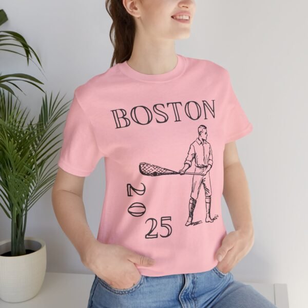 Vintage-style Lax Player tee | college lacrosse championships | 2025 Boston