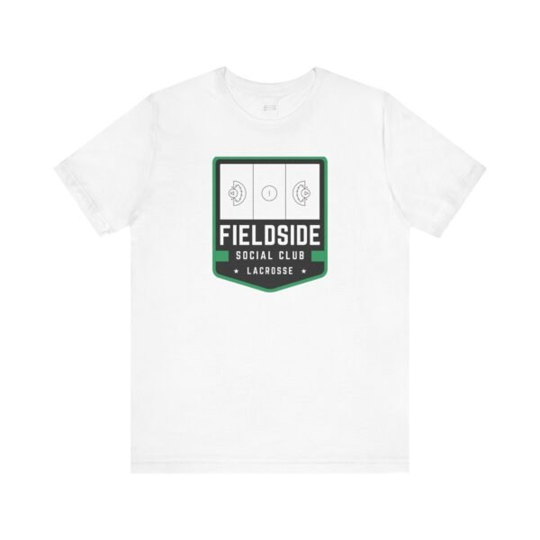 Black&Green Fieldside Social Club lacrosse field tee