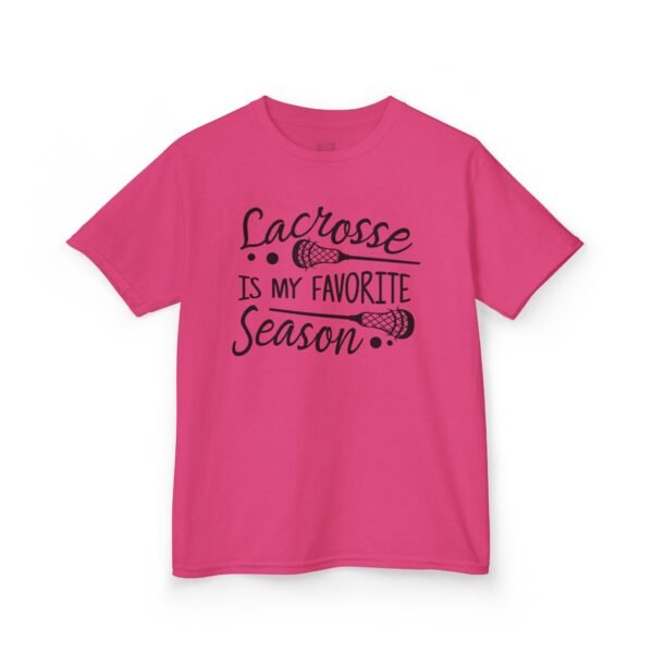 Kids "Lacrosse is My Favorite Season" tee