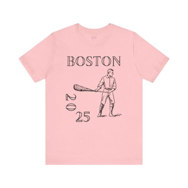 Vintage-style Lax Player tee | college lacrosse championships | 2025 Boston