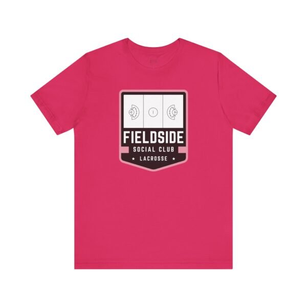Black&Pink Fieldside Social Club Badge tee
