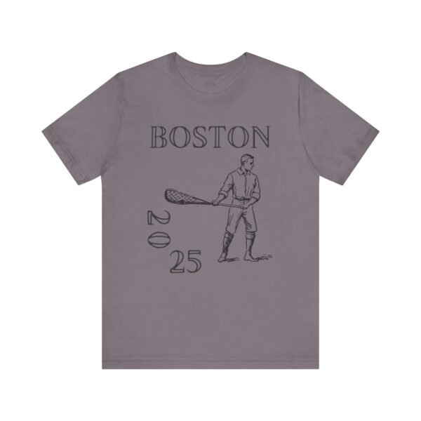 Vintage-style Lax Player tee | college lacrosse championships | 2025 Boston