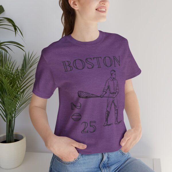 Vintage-style Lax Player tee | college lacrosse championships | 2025 Boston