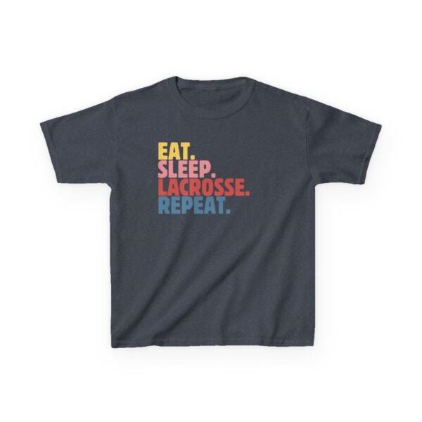 945179056639238566_2048.jpeg Kids "Eat.Sleep.Lacrosse.Repeat" tee | Yellow/pink