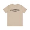 Lacrosse Mom tee | Varsity font